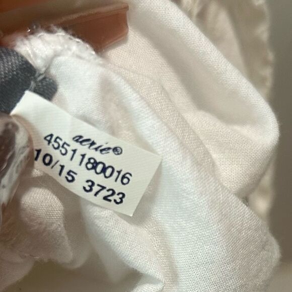 Aerie Eyelet Drawstring Waist Mini Skirt with Pockets - Picture 8 of 11